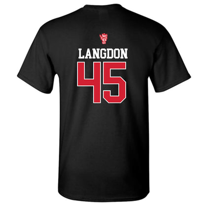NC State - NCAA Men's Basketball : Colt Langdon - Classic Shersey T-Shirt-1
