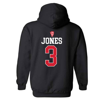 NC State - NCAA Women's Basketball : Zamareya Jones - Classic Shersey Hooded Sweatshirt
