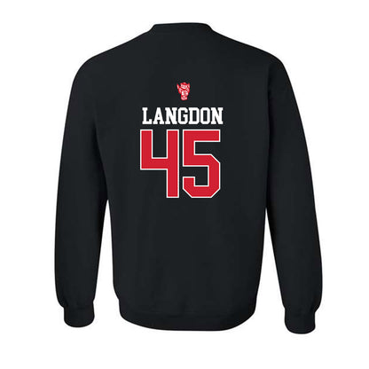 NC State - NCAA Men's Basketball : Colt Langdon - Classic Shersey Crewneck Sweatshirt-1