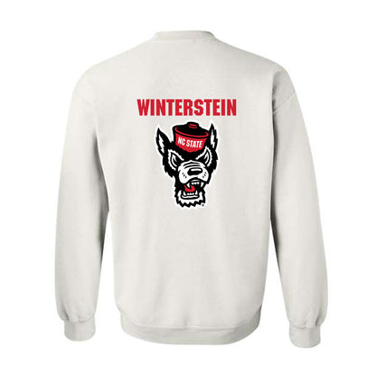 NC State - NCAA Wrestling : Pete Winterstein - Sports Shersey Crewneck Sweatshirt-1