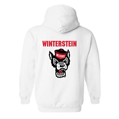 NC State - NCAA Wrestling : Pete Winterstein - Sports Shersey Hooded Sweatshirt-1