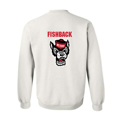 NC State - NCAA Wrestling : Dylan Fishback - Sports Shersey Crewneck Sweatshirt