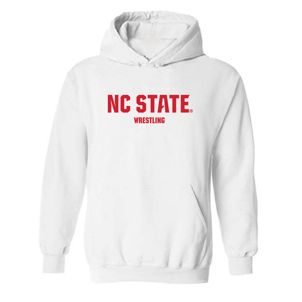 NC State - NCAA Wrestling : Brad Yokum - Sports Shersey Hooded Sweatshirt-0