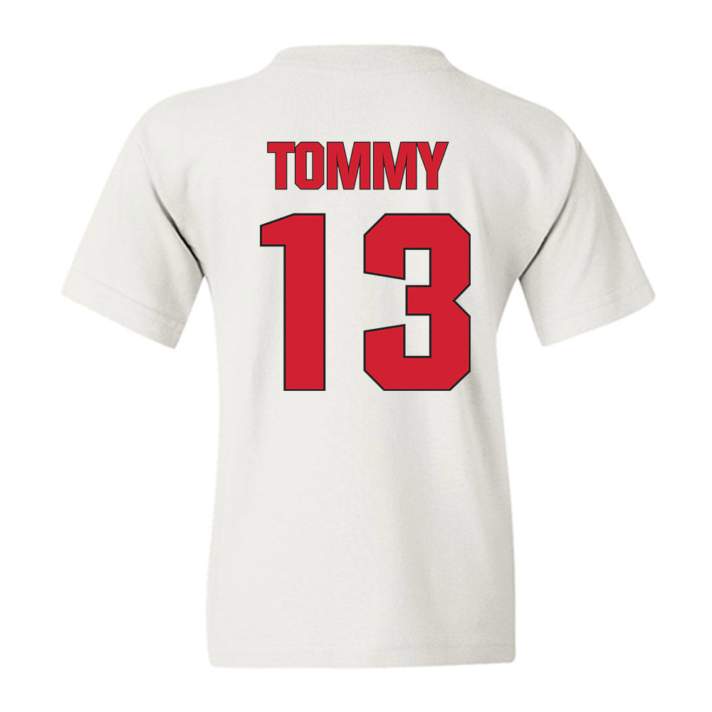 NC State - NCAA Men's Soccer : Calem Tommy - Classic Shersey Youth T-Shirt-1