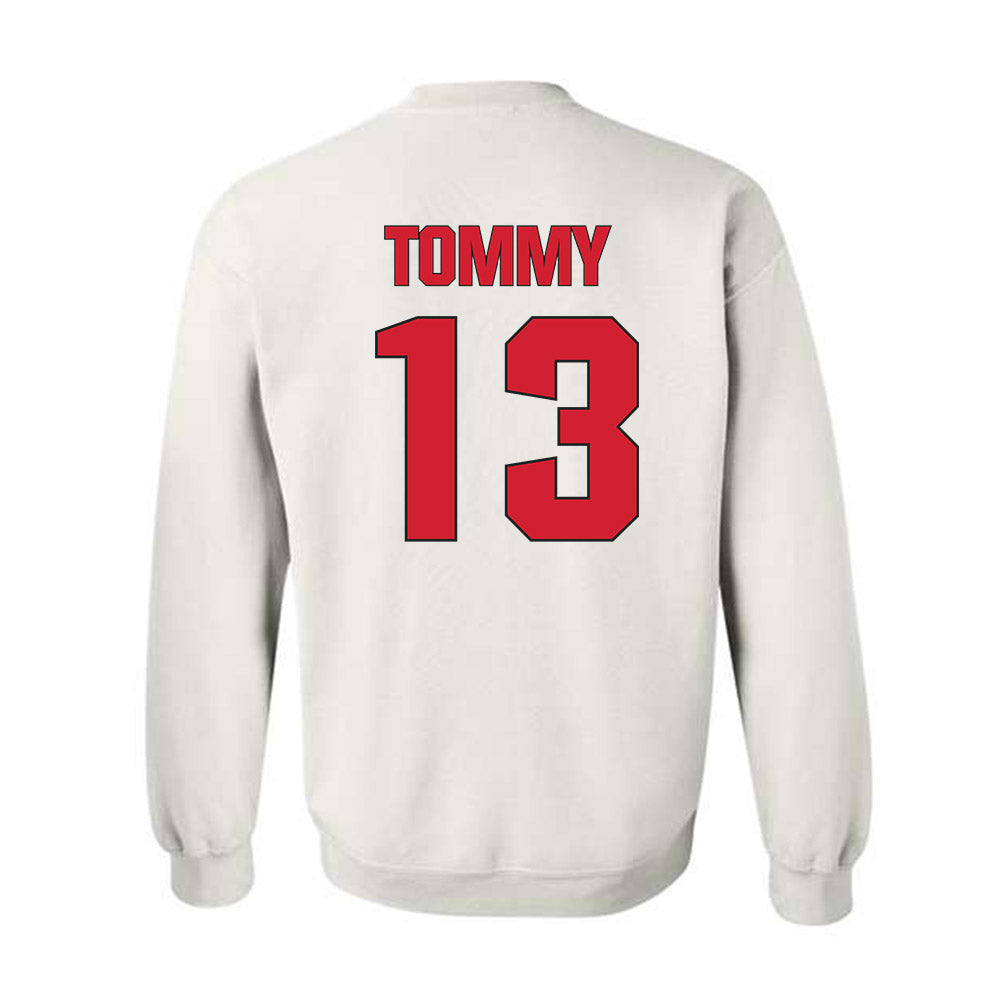 NC State - NCAA Men's Soccer : Calem Tommy - Classic Shersey Crewneck Sweatshirt-1