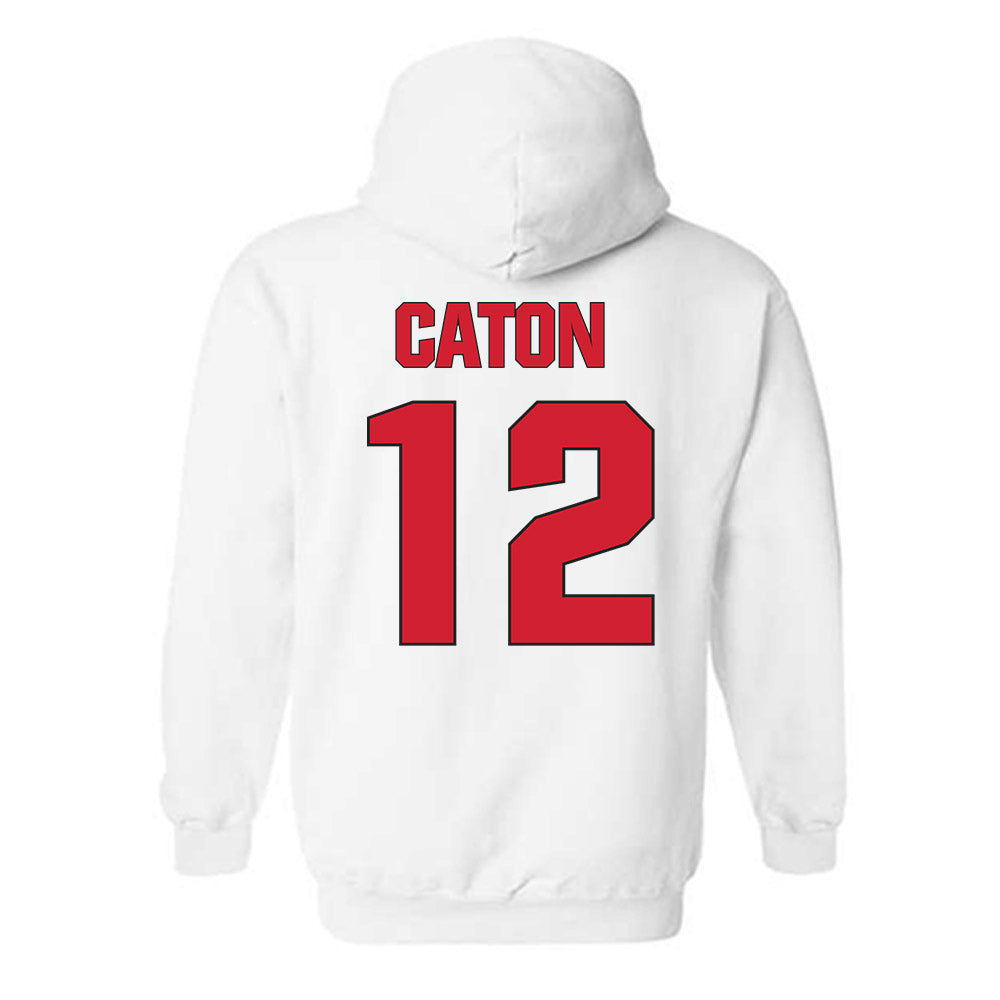 NC State - NCAA Men's Soccer : Tyler Caton - Classic Shersey Hooded Sweatshirt-1