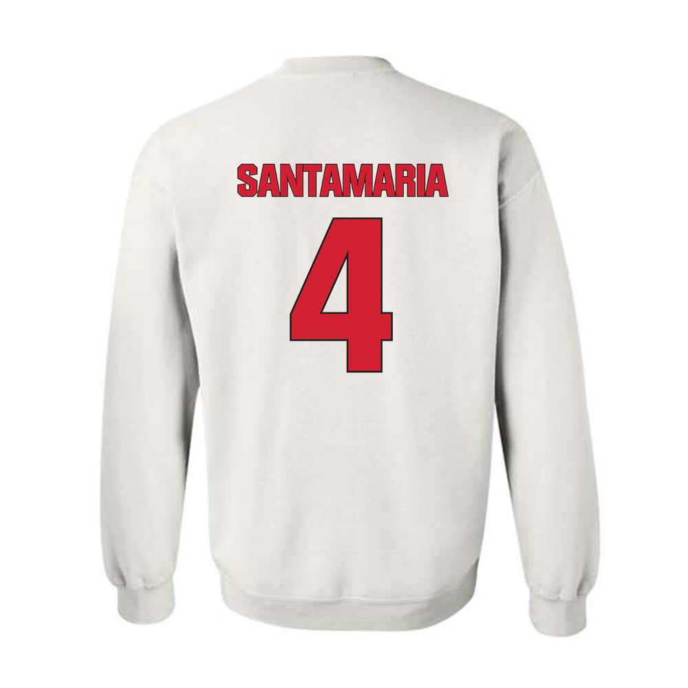 NC State - NCAA Men's Soccer : Carlos Santamaria - Classic Shersey Crewneck Sweatshirt-1
