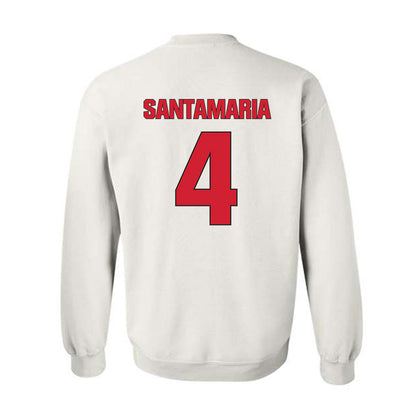 NC State - NCAA Men's Soccer : Carlos Santamaria - Classic Shersey Crewneck Sweatshirt-1