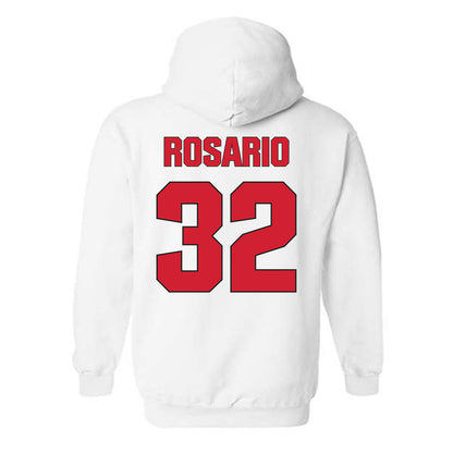 NC State - NCAA Men's Soccer : Gianni Rosario - Classic Shersey Hooded Sweatshirt-1
