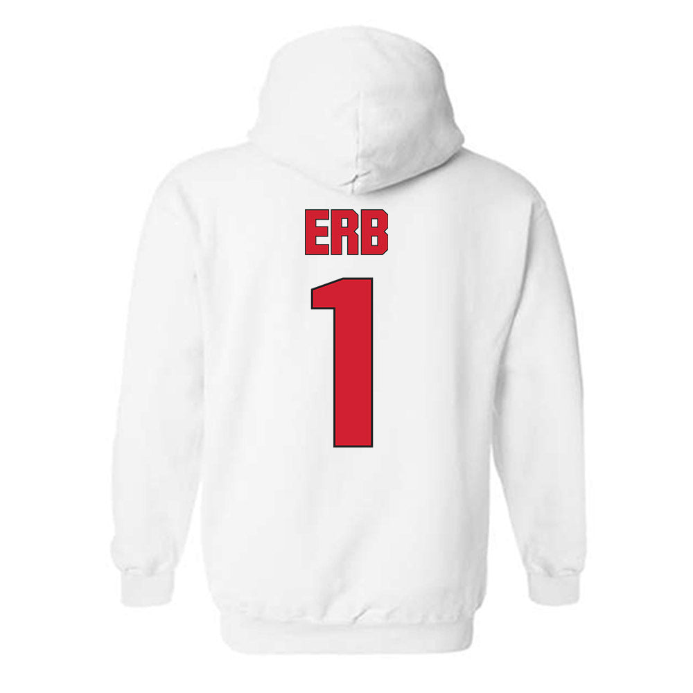 NC State - NCAA Men's Soccer : Logan Erb - Classic Shersey Hooded Sweatshirt-1