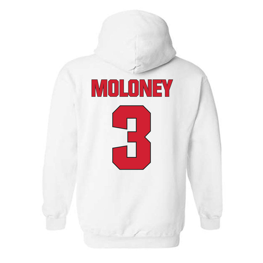 NC State - NCAA Men's Soccer : Riley Moloney - Classic Shersey Hooded Sweatshirt-1