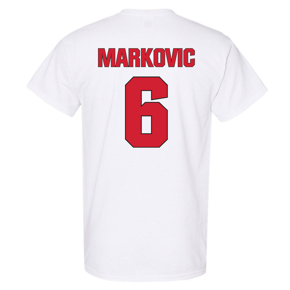 NC State - NCAA Men's Soccer : Nikola Markovic - Classic Shersey T-Shirt-1