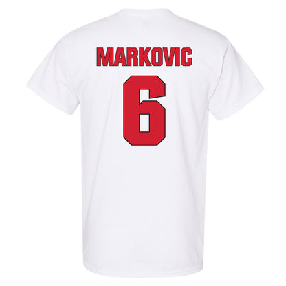 NC State - NCAA Men's Soccer : Nikola Markovic - Classic Shersey T-Shirt-1