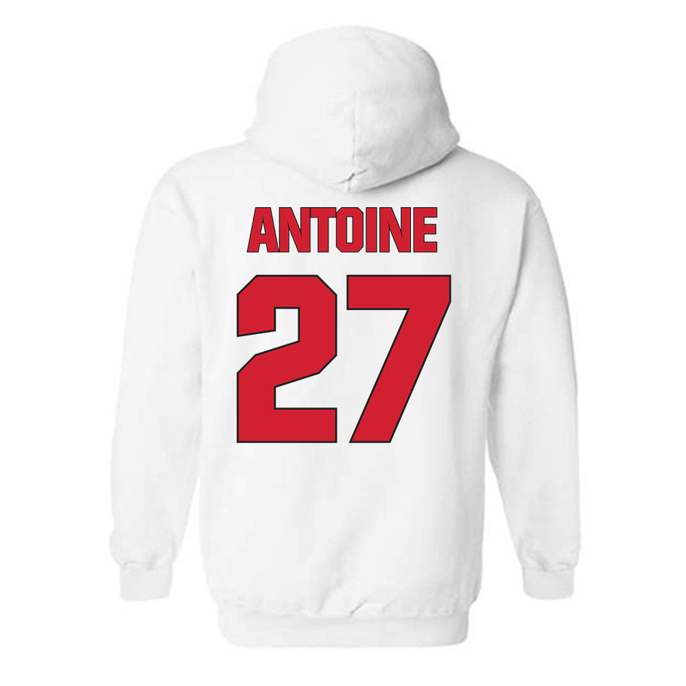 NC State - NCAA Men's Soccer : Nakai Antoine - Classic Shersey Hooded Sweatshirt-1