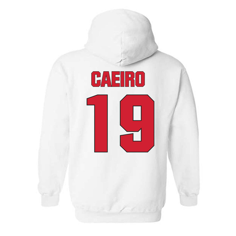 NC State - NCAA Men's Soccer : Pedro Caeiro - Classic Shersey Hooded Sweatshirt-1