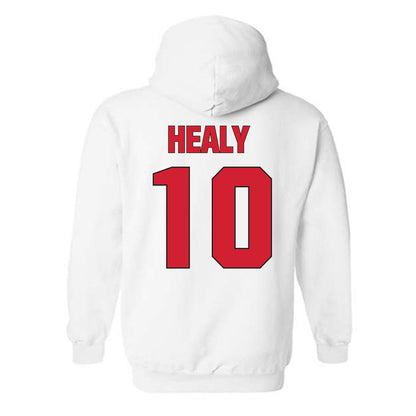NC State - NCAA Men's Soccer : Taig Healy - Classic Shersey Hooded Sweatshirt-1