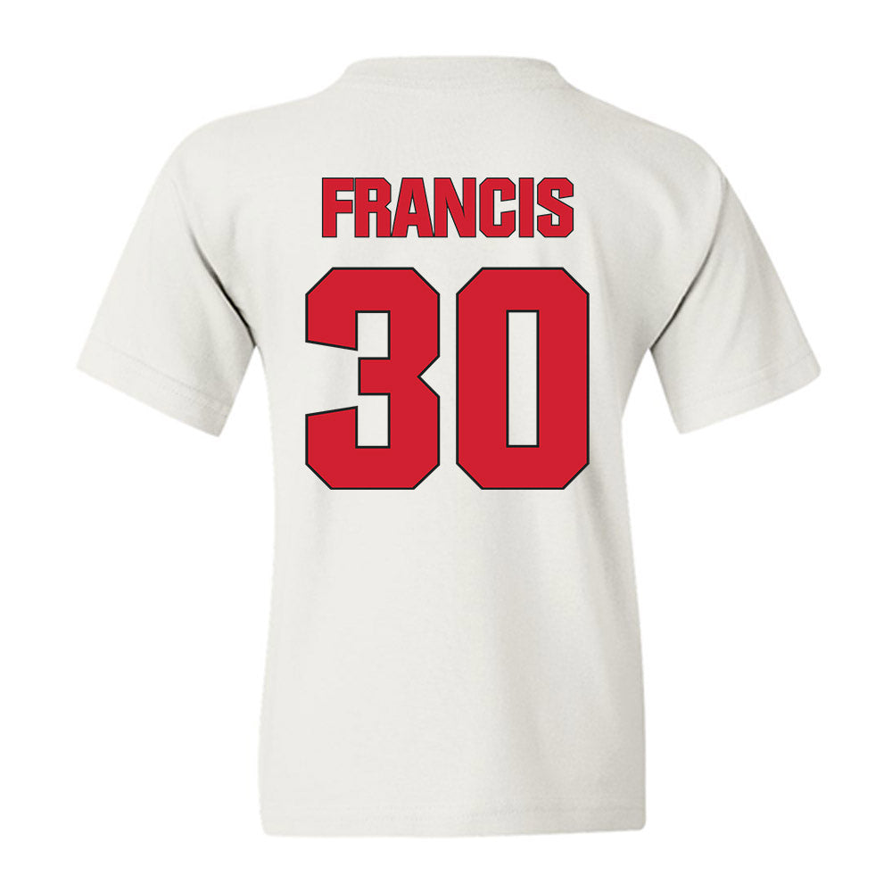 NC State - NCAA Men's Soccer : Maddux Francis - Classic Shersey Youth T-Shirt-1