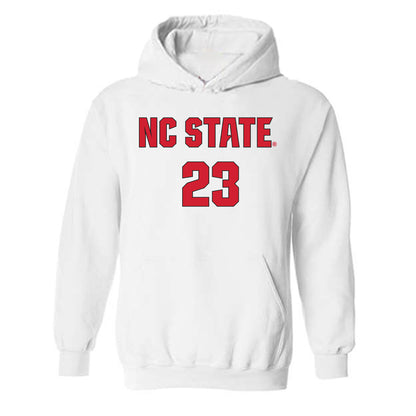NC State - NCAA Men's Soccer : Austin Bush - Classic Shersey Hooded Sweatshirt-0