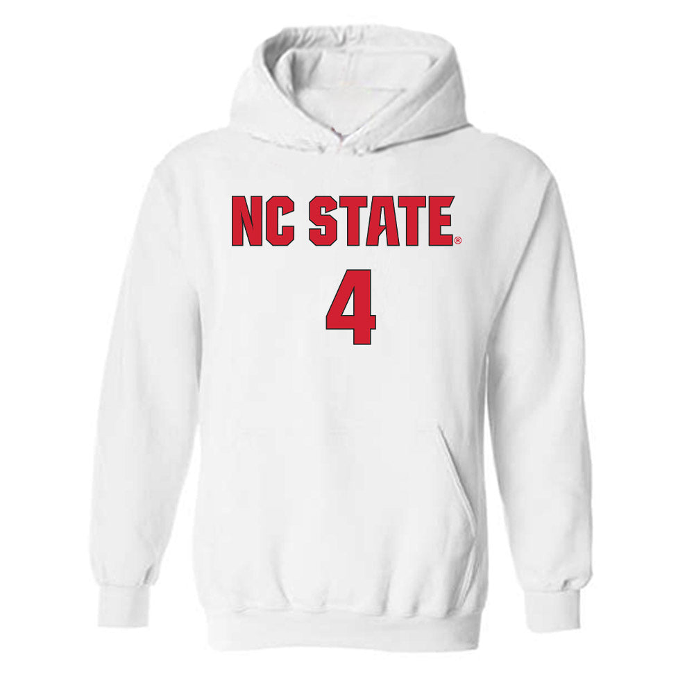 NC State - NCAA Men's Soccer : Carlos Santamaria - Classic Shersey Hooded Sweatshirt-0