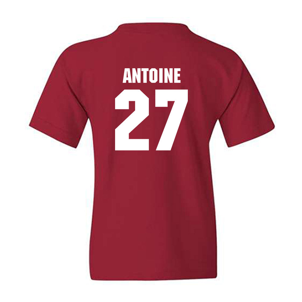 NC State - NCAA Men's Soccer : Nakai Antoine - Classic Shersey Youth T-Shirt-1
