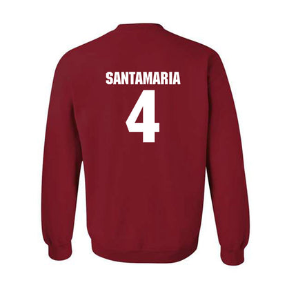 NC State - NCAA Men's Soccer : Carlos Santamaria - Classic Shersey Crewneck Sweatshirt-1