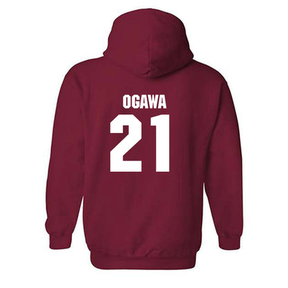 NC State - NCAA Men's Soccer : Max Ogawa - Classic Shersey Hooded Sweatshirt-1