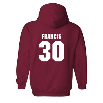 NC State - NCAA Men's Soccer : Maddux Francis - Classic Shersey Hooded Sweatshirt-1