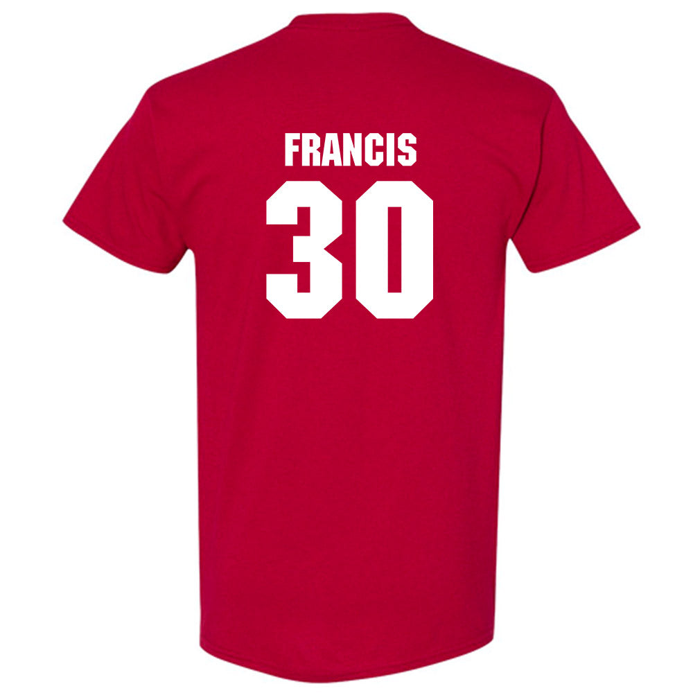 NC State - NCAA Men's Soccer : Maddux Francis - Classic Shersey T-Shirt-1