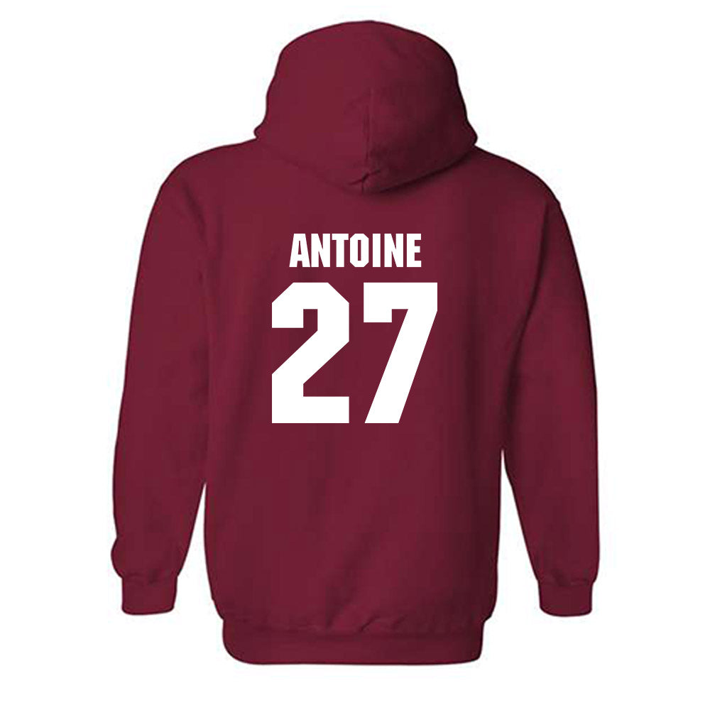 NC State - NCAA Men's Soccer : Nakai Antoine - Classic Shersey Hooded Sweatshirt-1