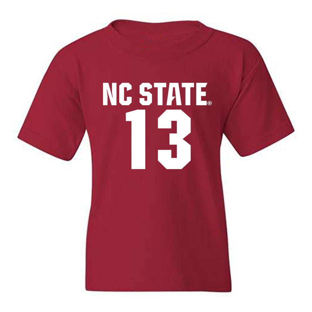 NC State - NCAA Men's Soccer : Calem Tommy - Classic Shersey Youth T-Shirt-0