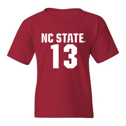 NC State - NCAA Men's Soccer : Calem Tommy - Classic Shersey Youth T-Shirt-0