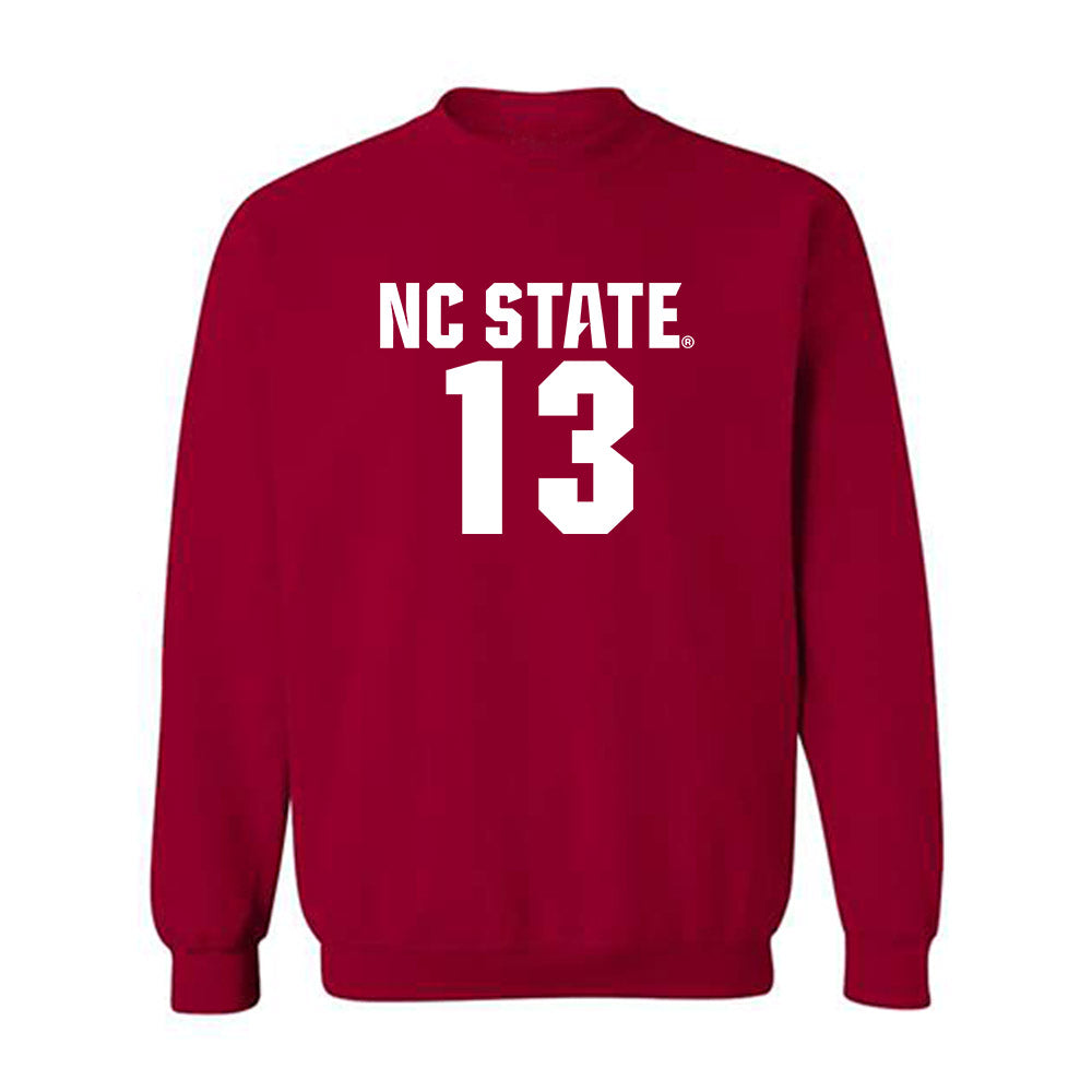 NC State - NCAA Men's Soccer : Calem Tommy - Classic Shersey Crewneck Sweatshirt-0