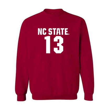 NC State - NCAA Men's Soccer : Calem Tommy - Classic Shersey Crewneck Sweatshirt-0