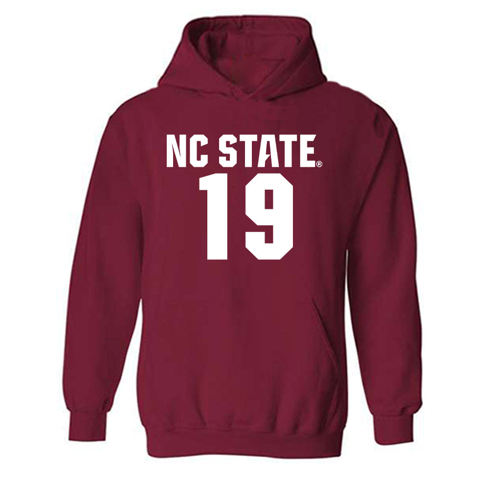 NC State - NCAA Men's Soccer : Pedro Caeiro - Classic Shersey Hooded Sweatshirt-0