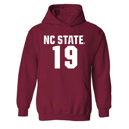 NC State - NCAA Men's Soccer : Pedro Caeiro - Classic Shersey Hooded Sweatshirt-0