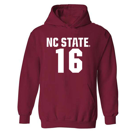 NC State - NCAA Men's Soccer : Mohamed Kallon - Classic Shersey Hooded Sweatshirt-0