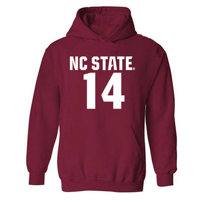 NC State - NCAA Men's Soccer : Moritz Weber - Classic Shersey Hooded Sweatshirt-0