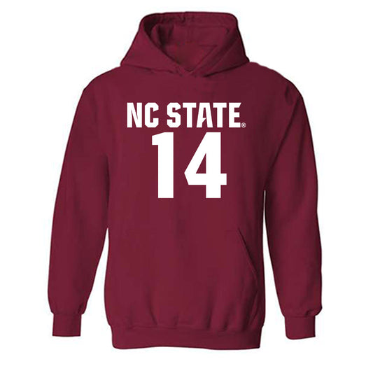 NC State - NCAA Men's Soccer : Moritz Weber - Classic Shersey Hooded Sweatshirt-0