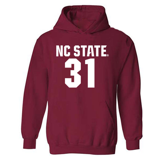 NC State - NCAA Men's Soccer : John Pottle - Classic Shersey Hooded Sweatshirt-0