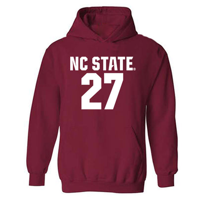 NC State - NCAA Men's Soccer : Nakai Antoine - Classic Shersey Hooded Sweatshirt-0