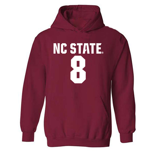 NC State - NCAA Men's Soccer : Justin McLean - Classic Shersey Hooded Sweatshirt-0