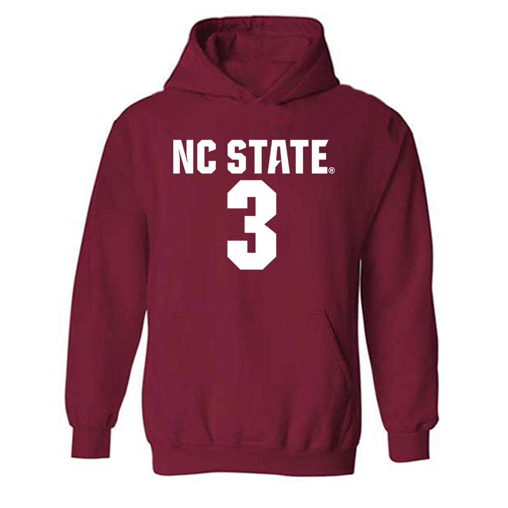 NC State - NCAA Men's Soccer : Riley Moloney - Classic Shersey Hooded Sweatshirt-0