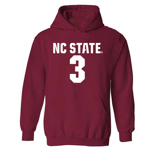 NC State - NCAA Men's Soccer : Riley Moloney - Classic Shersey Hooded Sweatshirt-0