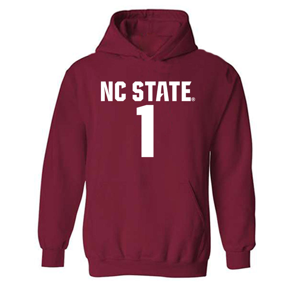 NC State - NCAA Men's Soccer : Logan Erb - Classic Shersey Hooded Sweatshirt-0