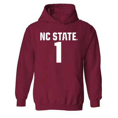 NC State - NCAA Men's Soccer : Logan Erb - Classic Shersey Hooded Sweatshirt-0