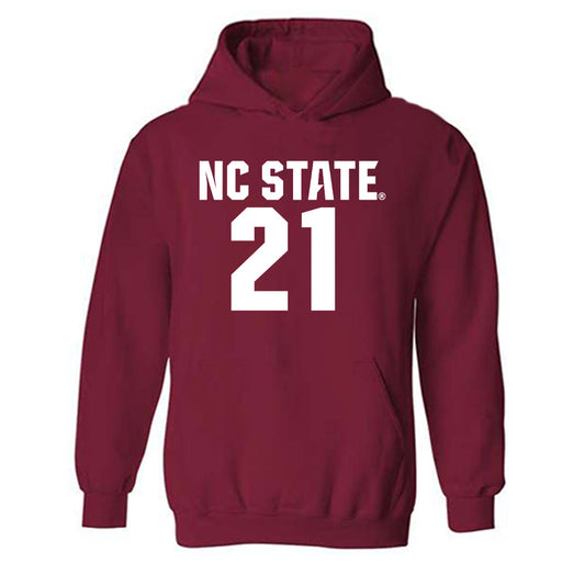 NC State - NCAA Men's Soccer : Max Ogawa - Classic Shersey Hooded Sweatshirt-0