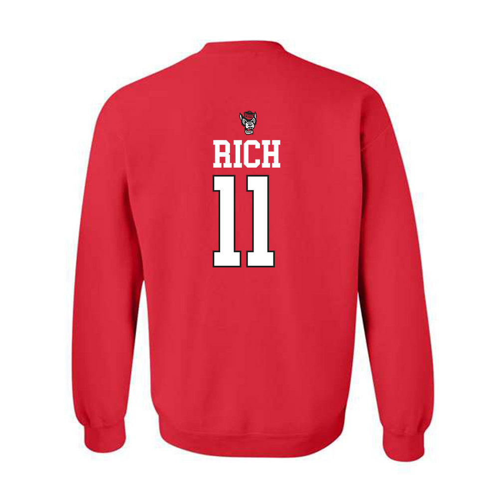 NC State - NCAA Women's Soccer : Eliza Rich - Classic Shersey Crewneck Sweatshirt-1