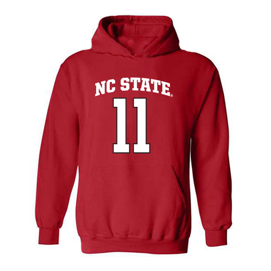 NC State - NCAA Women's Soccer : Eliza Rich - Classic Shersey Hooded Sweatshirt-0