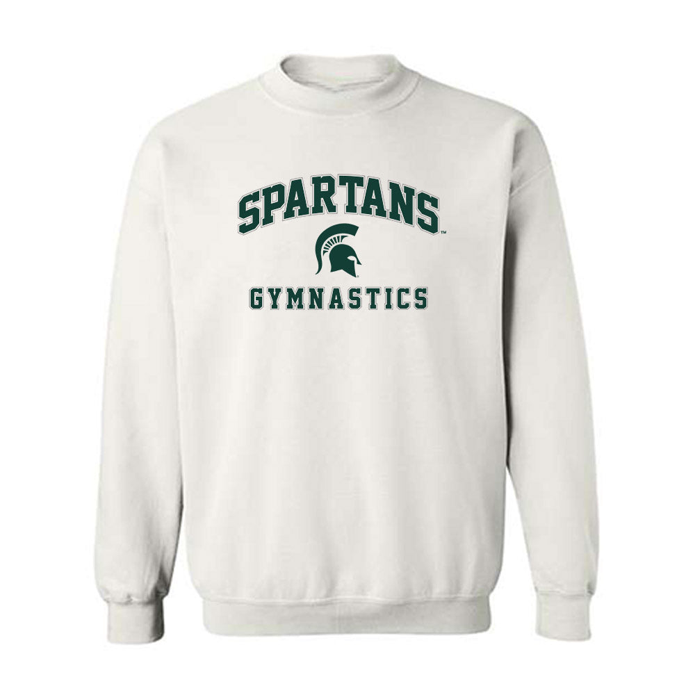 Michigan State - NCAA Women's Gymnastics : Lilia Cosman - Sports Shersey Crewneck Sweatshirt-0