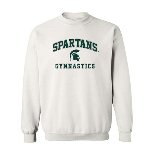 Michigan State - NCAA Women's Gymnastics : Lilia Cosman - Sports Shersey Crewneck Sweatshirt-0
